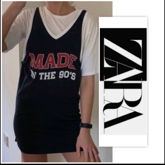 Zara Made in The 90's T-Shirt Dress - Picture 1 of 11